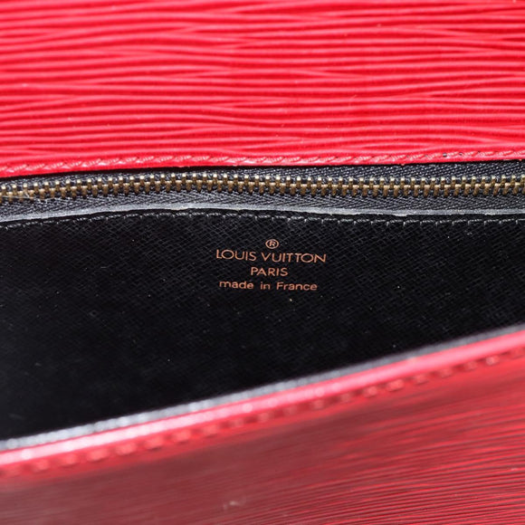 LOUIS VUITTON Epi Saint Cloud GM Shoulder Bag Red M52197 LV Auth YKZ1560