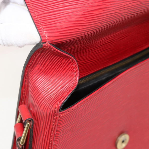 LOUIS VUITTON Epi Saint Cloud GM Shoulder Bag Red M52197 LV Auth YKZ1560