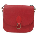 LOUIS VUITTON Epi Saint Cloud GM Shoulder Bag Red M52197 LV Auth YKZ1560-13