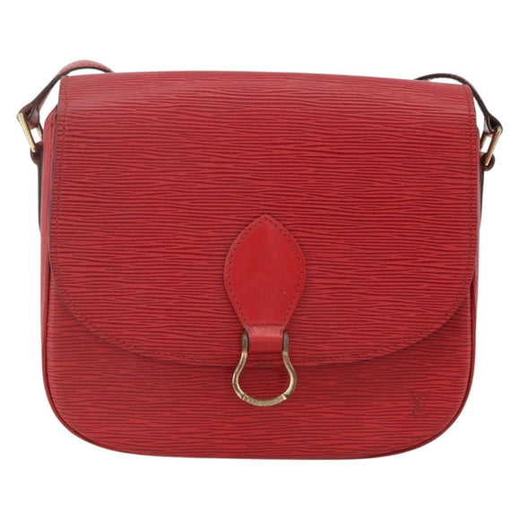 LOUIS VUITTON Epi Saint Cloud GM Shoulder Bag Red M52197 LV Auth YKZ1560