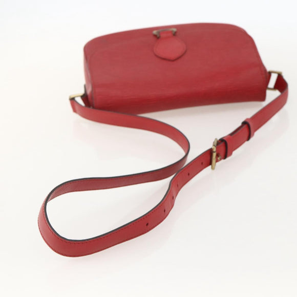 LOUIS VUITTON Epi Saint Cloud GM Shoulder Bag Red M52197 LV Auth YKZ1560