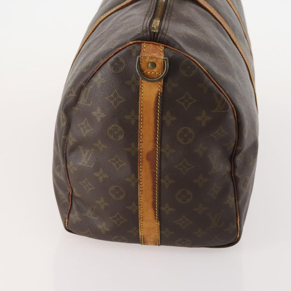LOUIS VUITTON Monogram Keepall Bandouliere 50 Boston Bag M41416 LV Auth YKZ1565