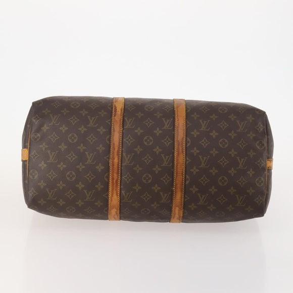 LOUIS VUITTON Monogram Keepall Bandouliere 50 Boston Bag M41416 LV Auth YKZ1565