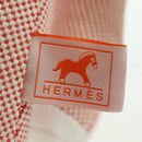 HERMES Cheval Honore Gevuld Katoen Oranje Auth YKZ1567M-17