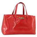 LOUIS VUITTON Monogram Vernis Wilshire PM Hand Bag Rose Pop M93643 Auth YKZ1574-1