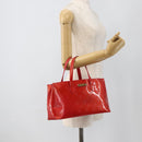 LOUIS VUITTON Monogram Vernis Wilshire PM Hand Bag Rose Pop M93643 Auth YKZ1574-21
