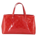 LOUIS VUITTON Monogram Vernis Wilshire PM Hand Bag Rose Pop M93643 Auth YKZ1574-2