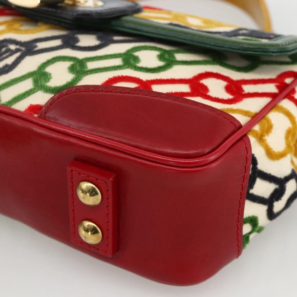 LOUIS VUITTON Monogram Velvet Chain Dolly Pochette Bag M95208 Auth YKZ1575SM