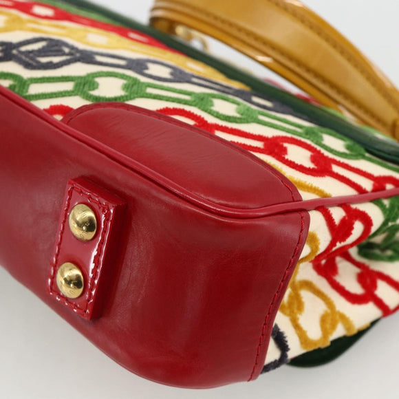 LOUIS VUITTON Monogram Velvet Chain Dolly Pochette Bag M95208 Auth YKZ1575SM