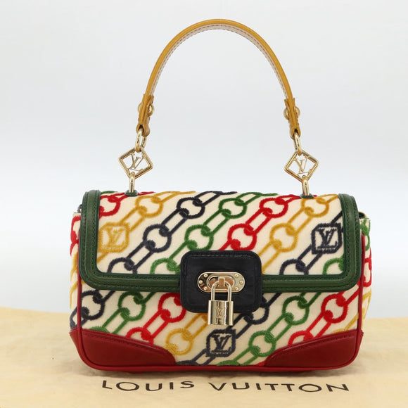 LOUIS VUITTON Monogram Velvet Chain Dolly Pochette Bag M95208 Auth YKZ1575SM