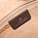 GUCCI GG Supreme Web Sherry Line Bag PVC Beige Gold Red 119 02 088 Auth YKZ1578-16