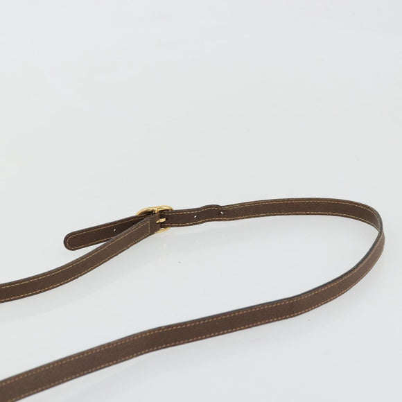 GUCCI GG Supreme Web Sherry Line Bag PVC Beige Gold Red 119 02 088 Auth YKZ1578