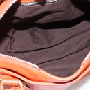 Chloe Paddington Hand Bag Leather Orange Gold Silver Auth YKZ1580SAM-11