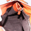 Chloe Paddington Hand Bag Leather Orange Gold Silver Auth YKZ1580SAM-21