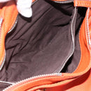 Chloe Paddington Hand Bag Leather Orange Gold Silver Auth YKZ1580SAM-23