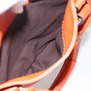Chloe Paddington Hand Bag Leather Orange Gold Silver Auth YKZ1580SAM-25