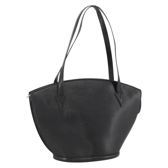 LOUIS VUITTON Epi Saint Jacques Shopping Shoulder Bag Black M52272 Auth YKZ1586