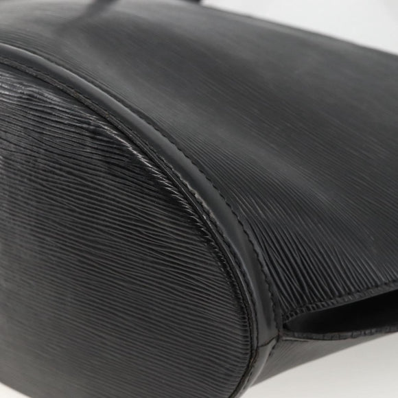 LOUIS VUITTON Epi Saint Jacques Shopping Shoulder Bag Black M52272 Auth YKZ1586