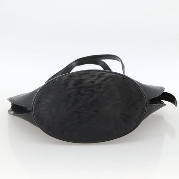 LOUIS VUITTON Epi Saint Jacques Shopping Shoulder Bag Black M52272 Auth YKZ1586