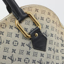 LOUIS VUITTON Monogram Mini Alma Haut Hand Bag Blue M92202 LV Auth YKZ1590A-17