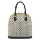 LOUIS VUITTON Monogram Mini Alma Haut Hand Bag Blue M92202 LV Auth YKZ1590A-2