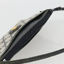 GUCCI GG Supreme Shoulder Bag PVC Navy Gold Auth YKZ1592-6