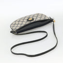 GUCCI GG Supreme Shoulder Bag PVC Navy Gold Auth YKZ1592-7