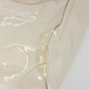 HERMES Vinyl Kelly Hand Bag Vinyl Clear Auth YKZ1593-10