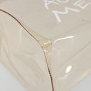 HERMES Vinyl Kelly Hand Bag Vinyl Clear Auth YKZ1593-11
