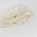 HERMES Vinyl Kelly Hand Bag Vinyl Clear Auth YKZ1593-6