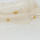 HERMES Vinyl Kelly Hand Bag Vinyl Clear Auth YKZ1593-7