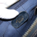 GUCCI GG Supreme Sherry Line Boston Bag PVC Navy Gold Red Auth YKZ1594-15