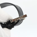 FENDI Mamma Baguette Shoulder Bag Nylon Black Silver Auth YKZ1595A-10