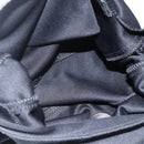 FENDI Mamma Baguette Shoulder Bag Nylon Black Silver Auth YKZ1595A-11