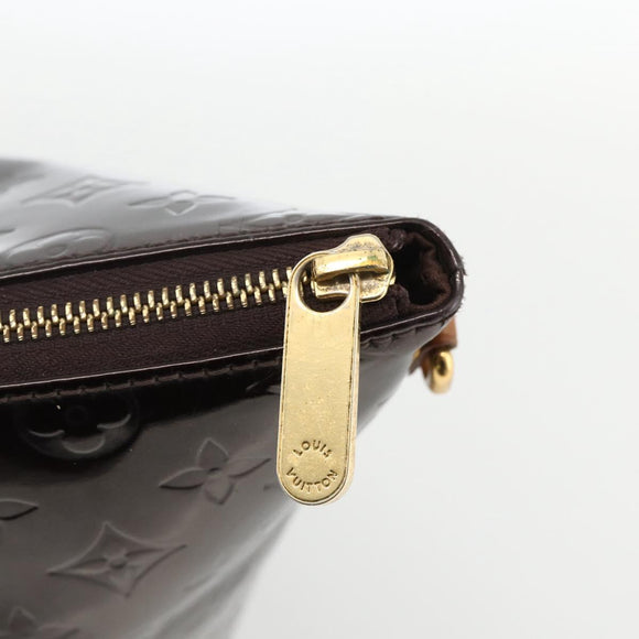 LOUIS VUITTON Monogram Vernis Bellevue GM Tote Bag Amarante M93589 Auth YKZ1600