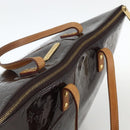 LOUIS VUITTON Monogram Vernis Bellevue GM Tote Bag Amarante M93589 Auth YKZ1600-6