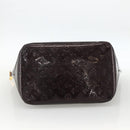 LOUIS VUITTON Monogram Vernis Bellevue GM Tote Bag Amarante M93589 Auth YKZ1600-9