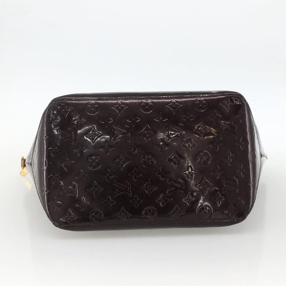 LOUIS VUITTON Monogram Vernis Bellevue GM Tote Bag Amarante M93589 Auth YKZ1600