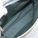 CELINE C Macadam Canvas Hand Bag Light Blue Silver Auth YKZ1602-22