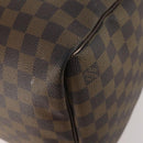LOUIS VUITTON Damier Ebene Keepall 50 Boston Bag N41427 LV Auth YKZ1606A-16