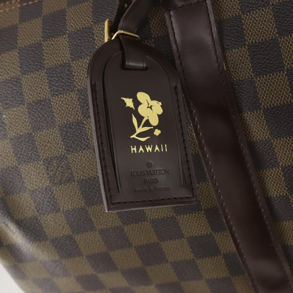 LOUIS VUITTON Damier Ebene Keepall 50 Boston Bag N41427 LV Auth YKZ1606A