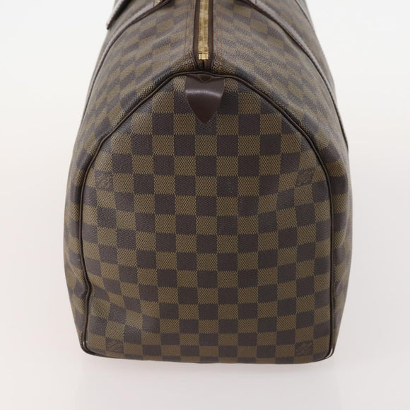 LOUIS VUITTON Damier Ebene Keepall 50 Boston Bag N41427 LV Auth YKZ1606A