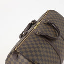 LOUIS VUITTON Damier Ebene Keepall 50 Boston Bag N41427 LV Auth YKZ1606A-6