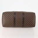 LOUIS VUITTON Damier Ebene Keepall 50 Boston Bag N41427 LV Auth YKZ1606A-5