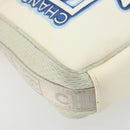 CHANEL Sports Line Camelia Shoulder Bag Nylon White CC Auth YKZ1607A-14