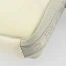 CHANEL Sports Line Camelia Shoulder Bag Nylon White CC Auth YKZ1607A-15