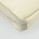 CHANEL Sports Line Camelia Shoulder Bag Nylon White CC Auth YKZ1607A-16