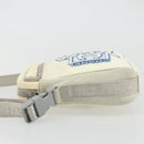 CHANEL Sports Line Camelia Shoulder Bag Nylon White CC Auth YKZ1607A-4