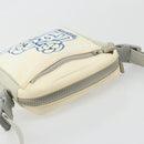 CHANEL Sports Line Camelia Shoulder Bag Nylon White CC Auth YKZ1607A-6