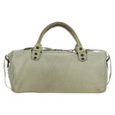 BALENCIAGA The Zizy Hand Bag Leather 2way Yellow 128523 Auth YKZ160V-2